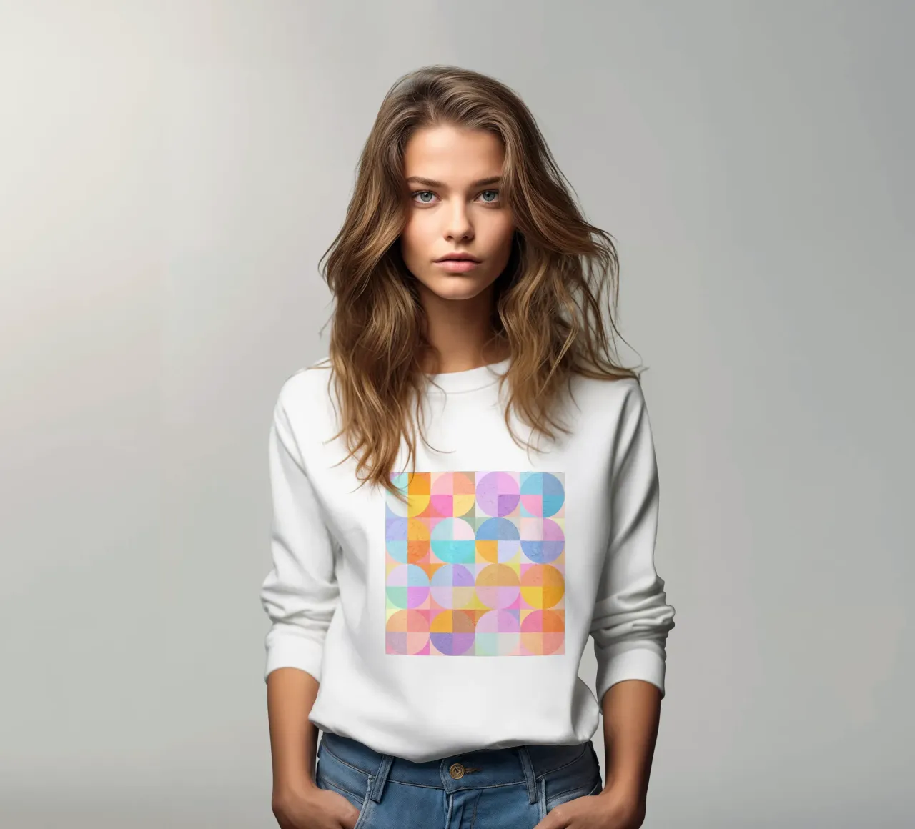 Abstract Circles sweatshirt by Abstract 888