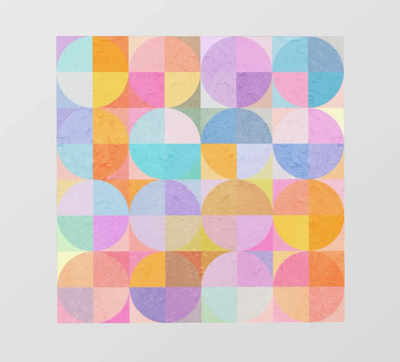 Abstract Circles telo in pvc da lovely lines