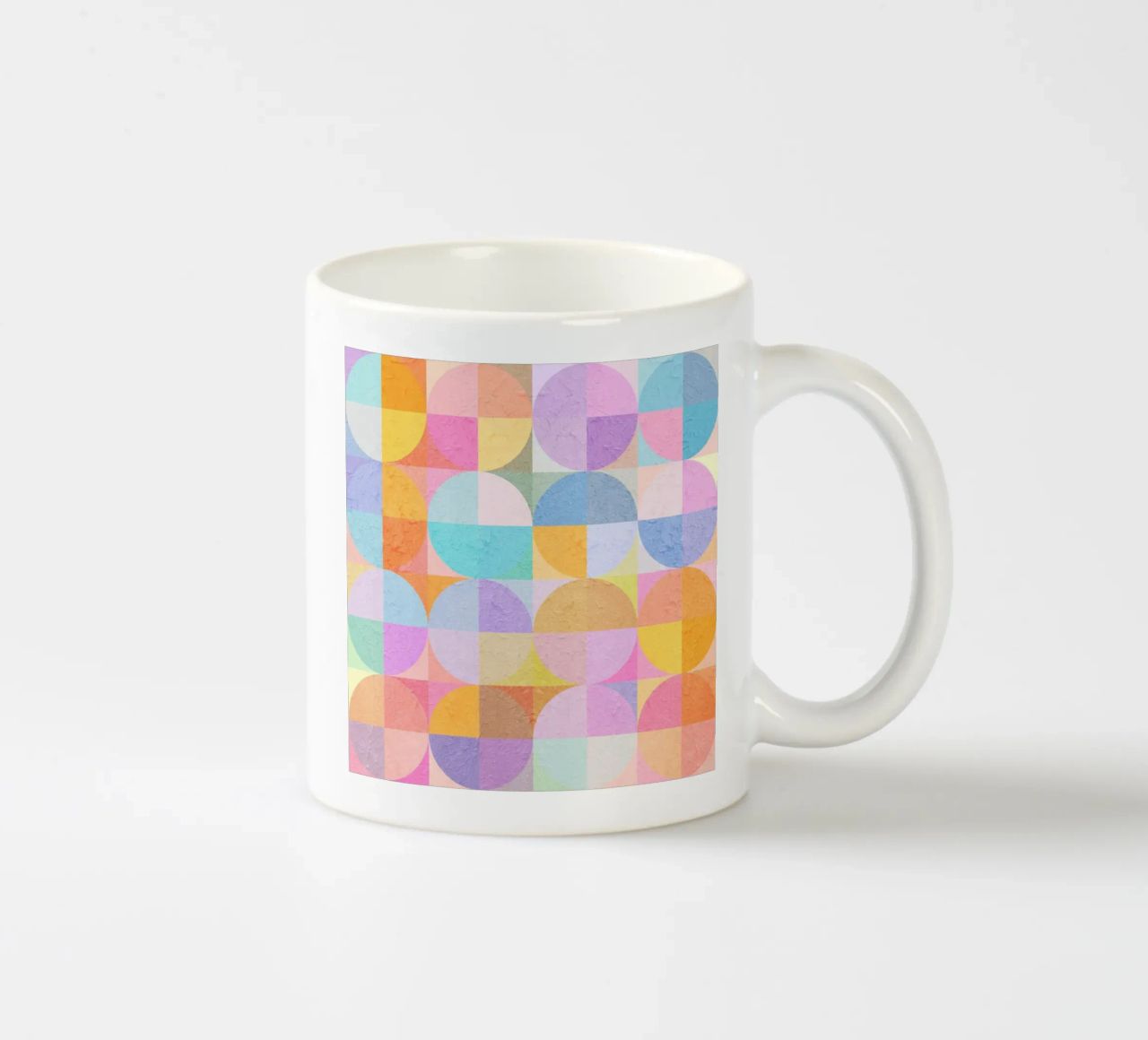 Abstract Circles tazza in ceramica da lovely lines