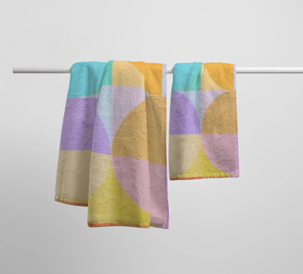 Abstract Circles toalla de baño de lovely lines