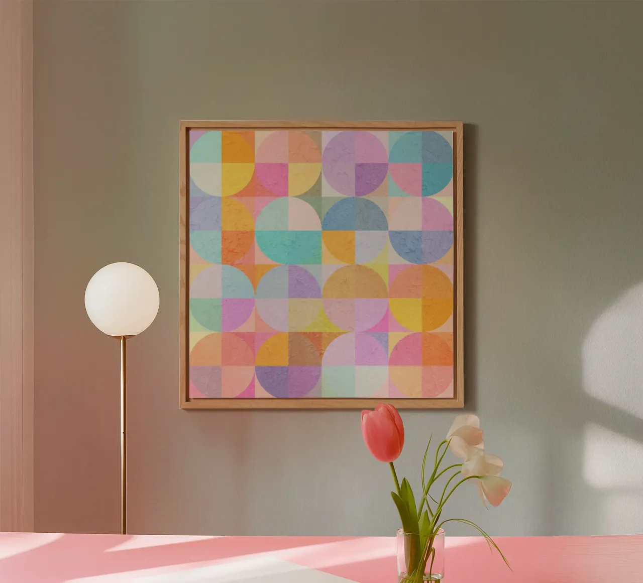 Abstract Circles pannello forex da lovely lines