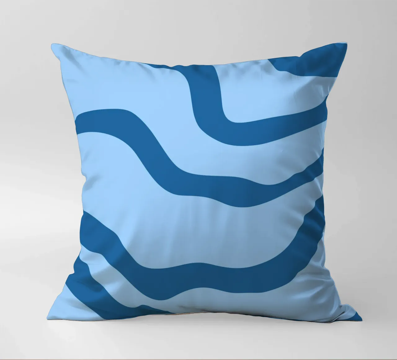 Linee blu minimaliste cuscino da MODERN NUANCE