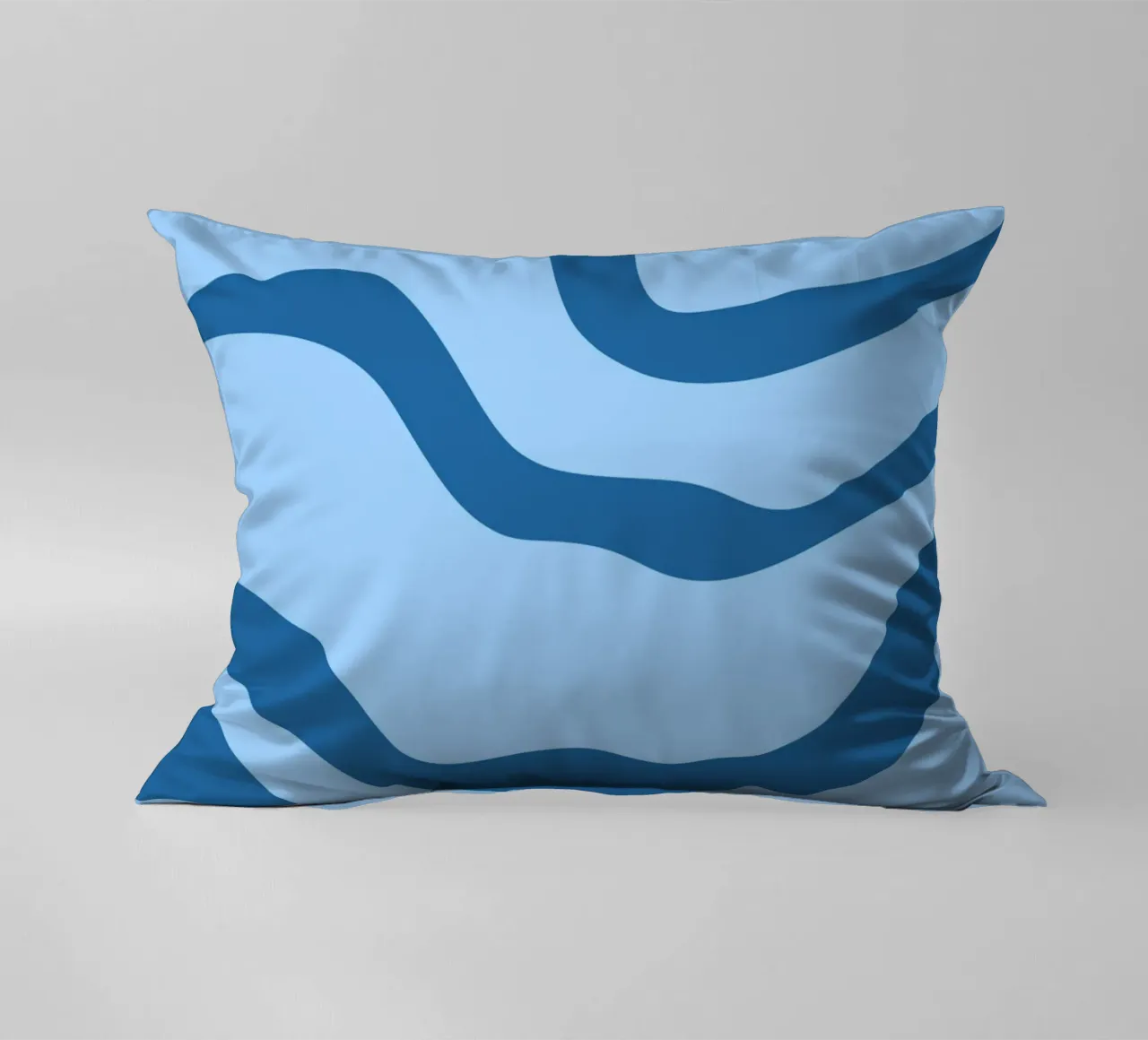 Linee blu minimaliste cuscino da MODERN NUANCE