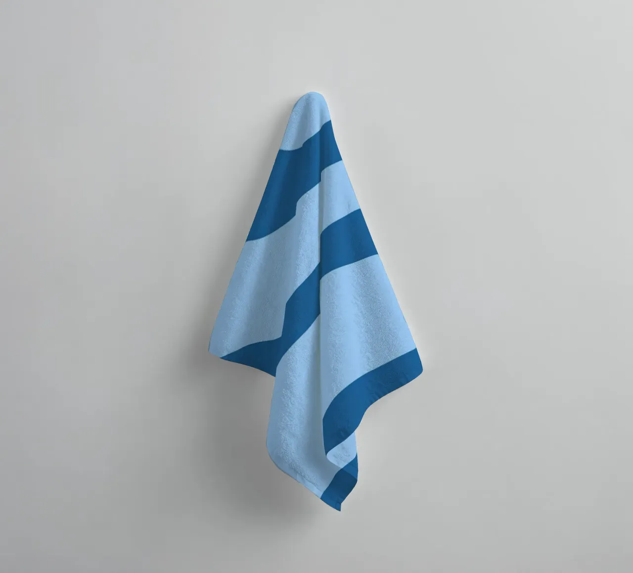 Linee blu minimaliste asciugamano da bagno da MODERN NUANCE