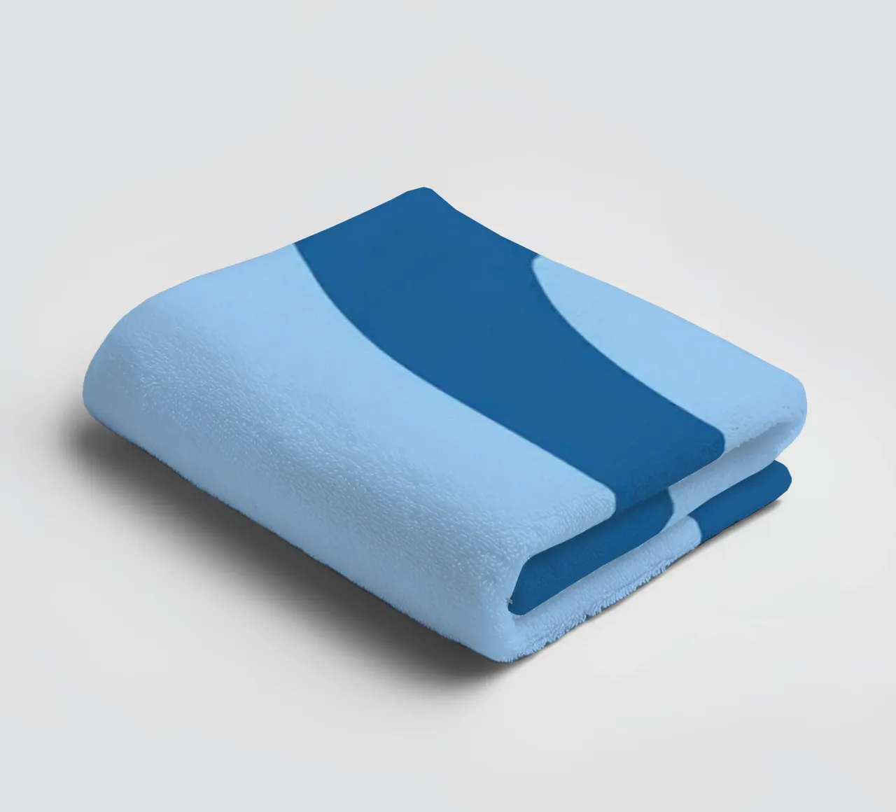 Linee blu minimaliste asciugamano da bagno da MODERN NUANCE