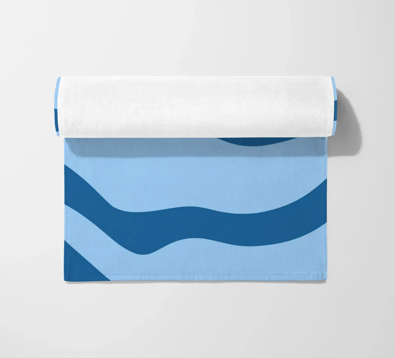 Linee blu minimaliste telo mare da MODERN NUANCE