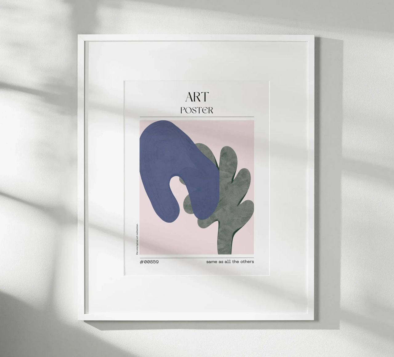 Indigo & Sage Wall Print – No. 00859 Poster von Hightown Design