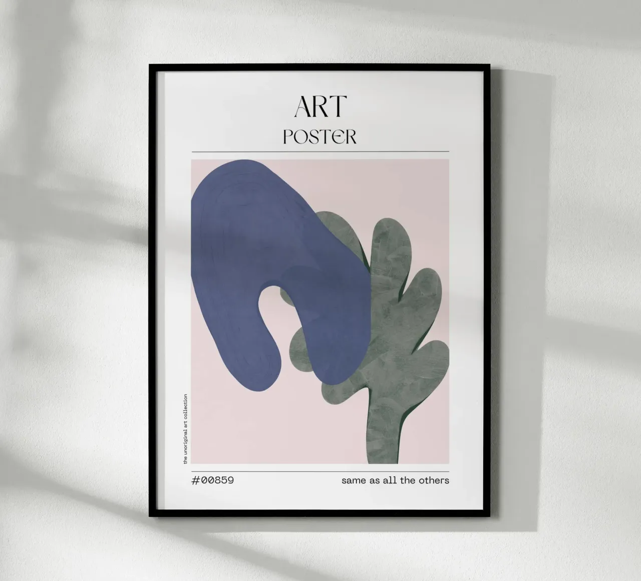 Indigo & Sage Wall Print – No. 00859 carta hahnemühle da Hightown Design
