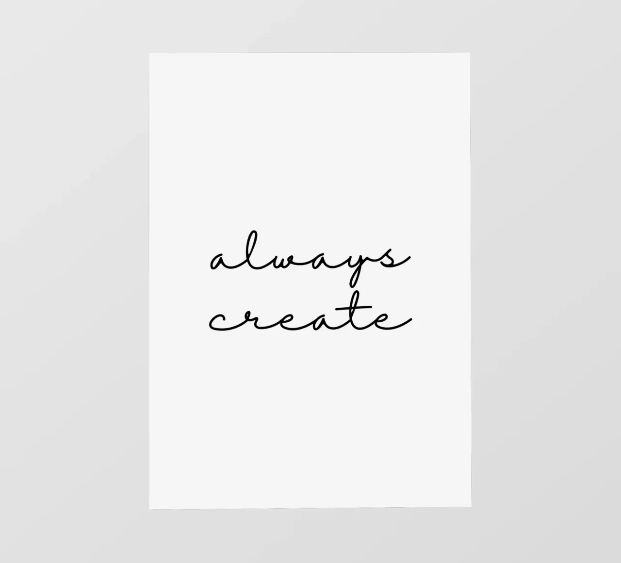 Always create lámina retroiluminada de BAINAI QUOTES