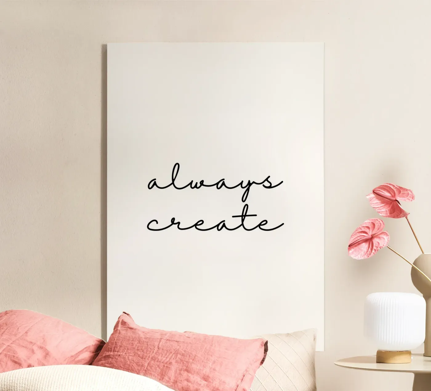Always create plexiglas de BAINAI QUOTES