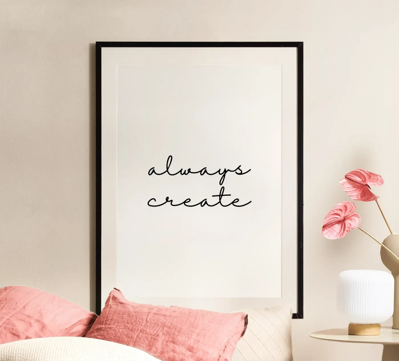 Always create poster de BAINAI QUOTES