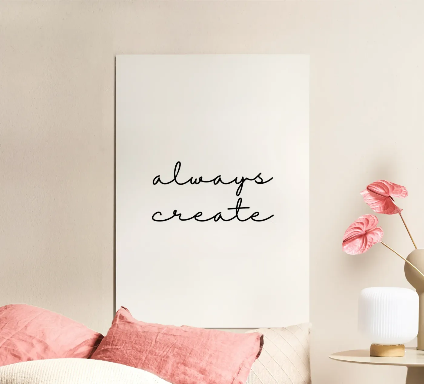 Always create poster de BAINAI QUOTES