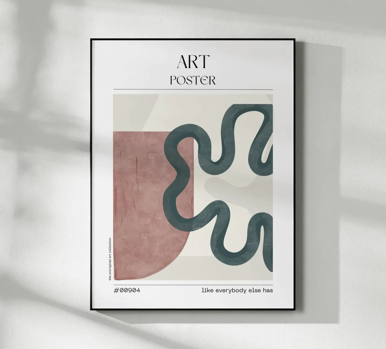 Retro Curve Abstract – No. 00904 acryl van Hightown Design