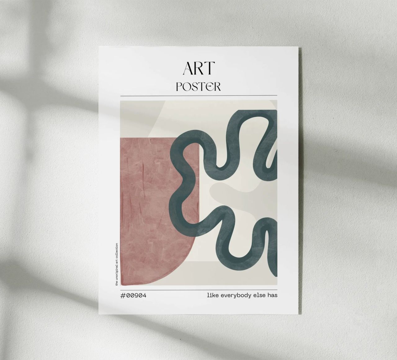 Retro Curve Abstract – No. 00904 metacrilato de Hightown Design
