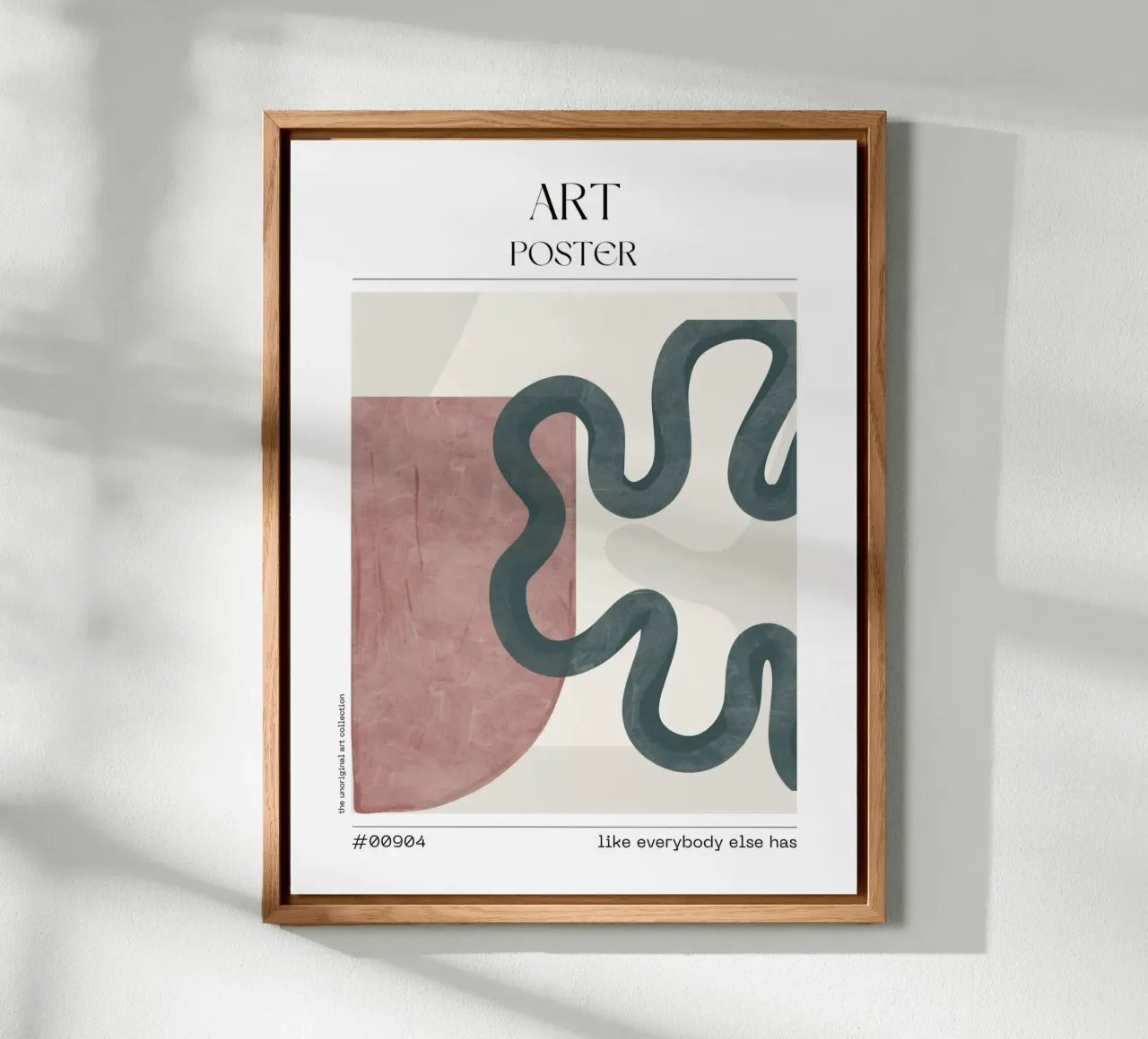 Retro Curve Abstract – No. 00904 Alu-Dibond von Hightown Design