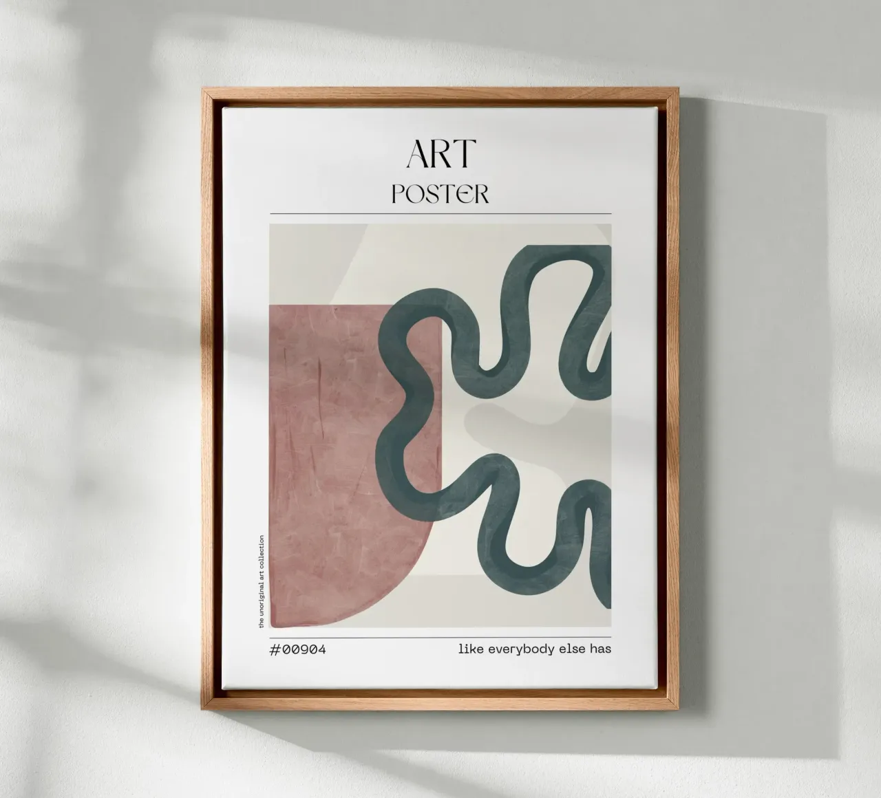 Retro Curve Abstract – No. 00904 tela da Hightown Design