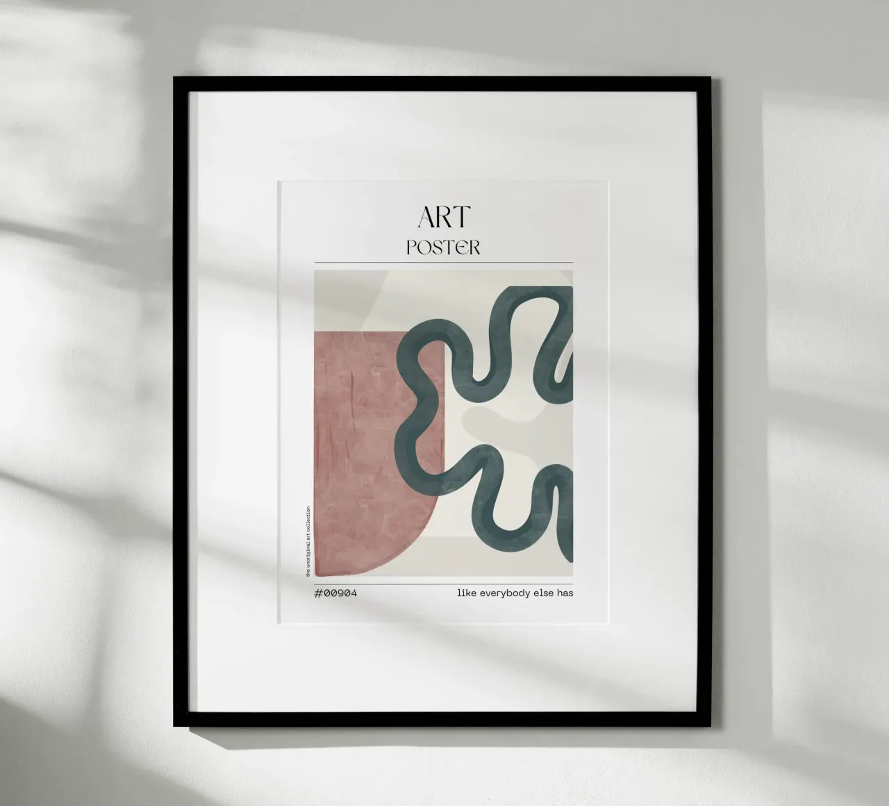 Retro Curve Abstract – No. 00904 carta hahnemühle da Hightown Design