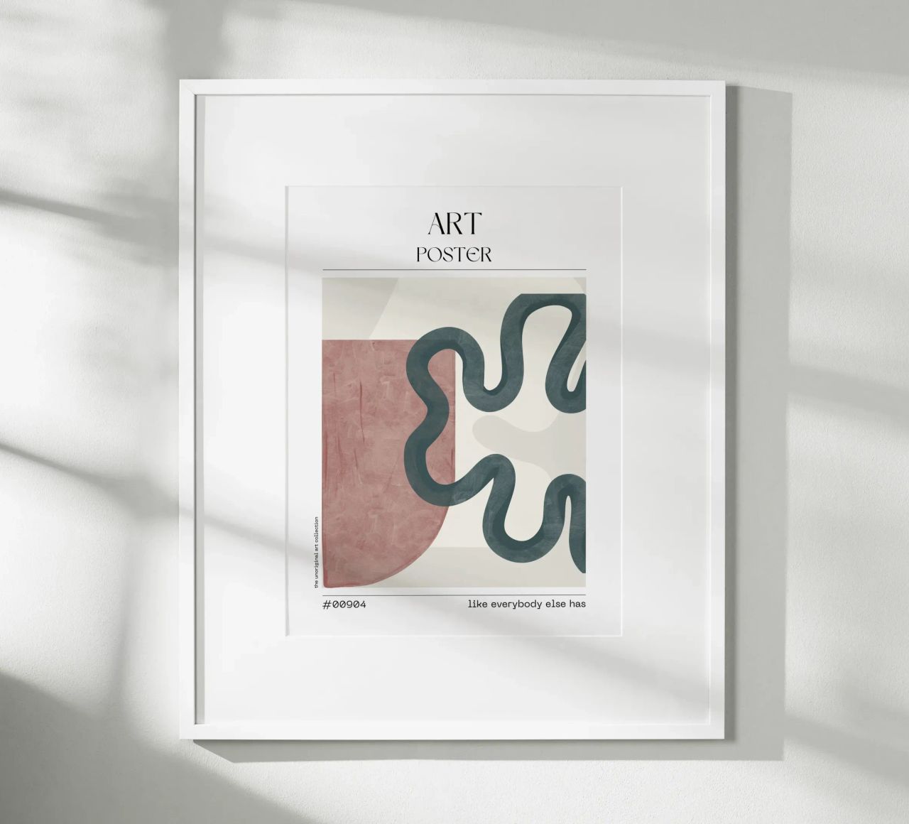 Retro Curve Abstract – No. 00904 poster by Hightown Design