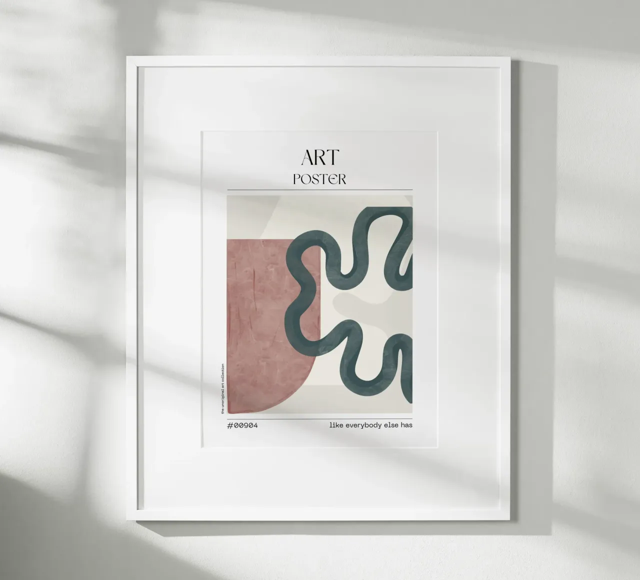 Retro Curve Abstract – No. 00904 carta hahnemühle da Hightown Design