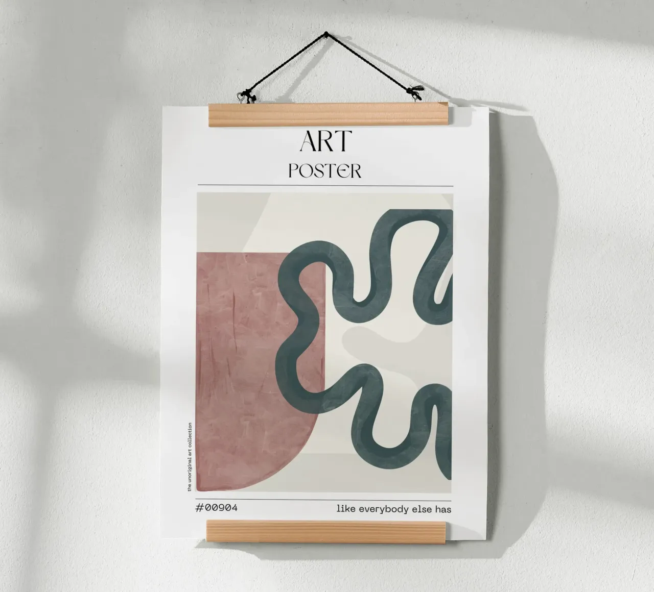Retro Curve Abstract – No. 00904 carta hahnemühle da Hightown Design