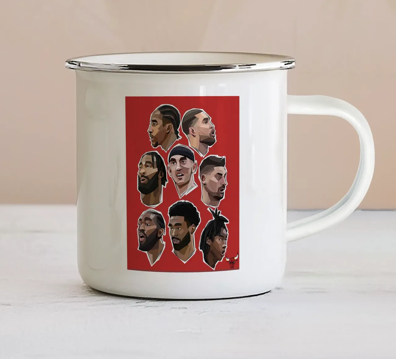 palla tazza in smalto da Jacari