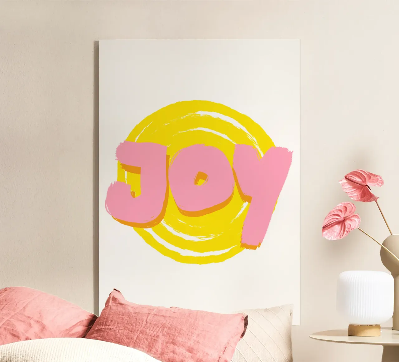 Joy acrylic glass by BAINAI QUOTES