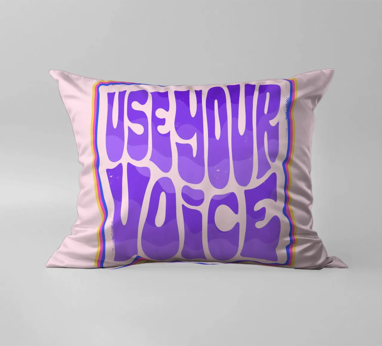 Say It Loud – Dein Statement in Farbe decorative cushion by QuooodZ by MooodzArt