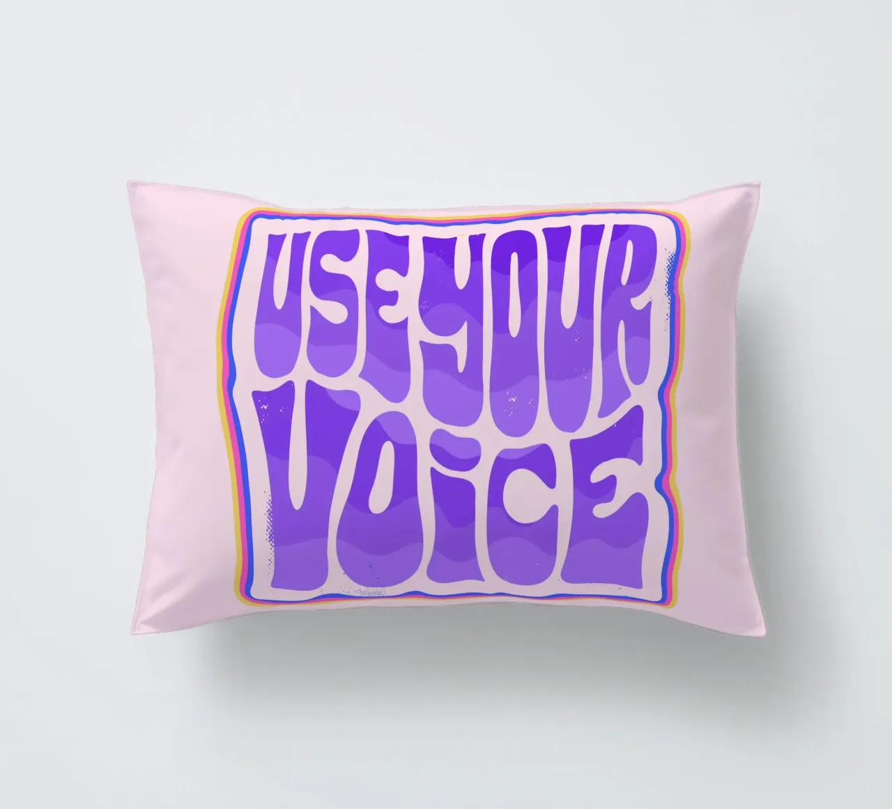 Say It Loud – Dein Statement in Farbe decorative cushion by QuooodZ by MooodzArt