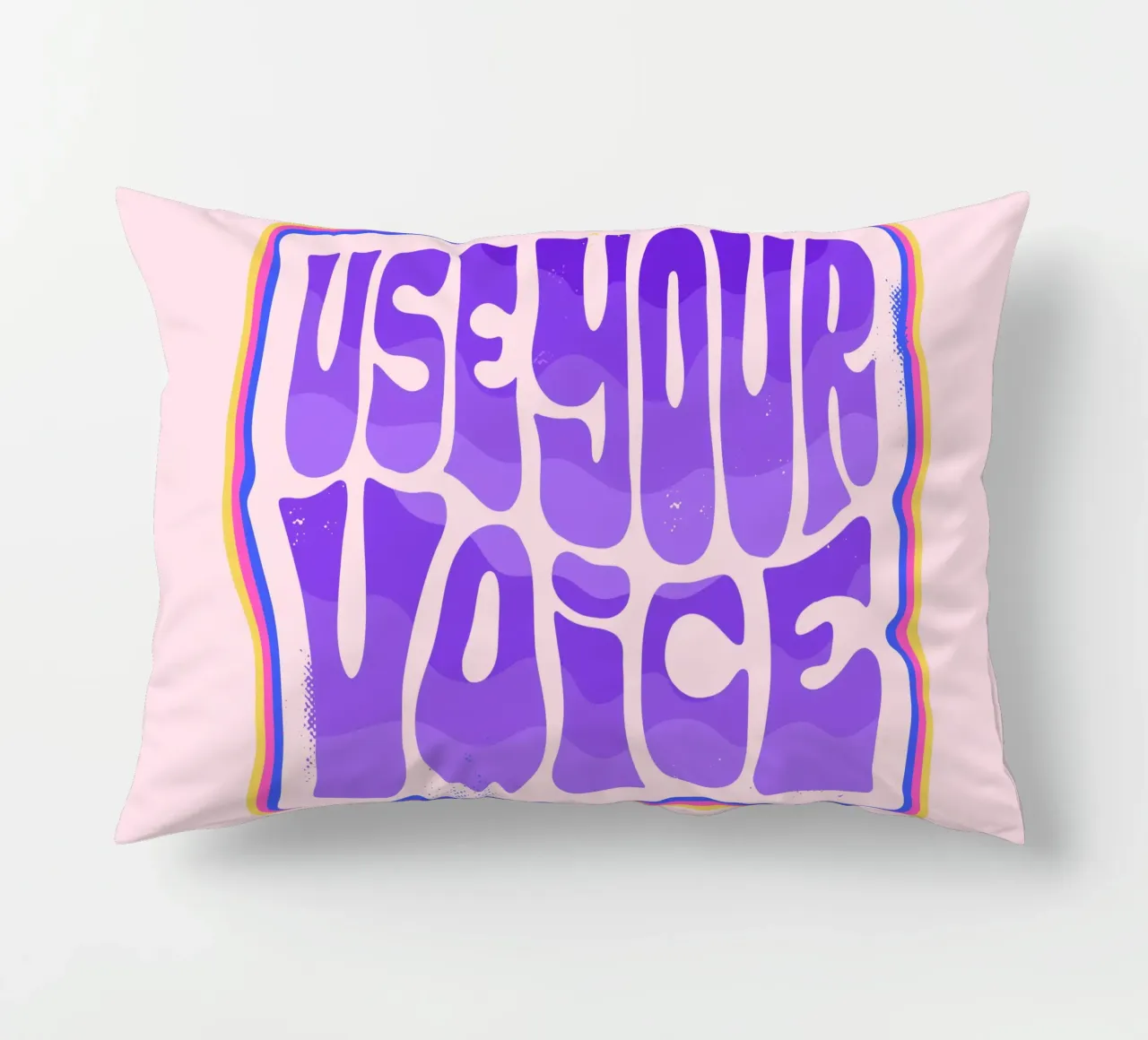Say It Loud – Dein Statement in Farbe decorative cushion by QuooodZ by MooodzArt