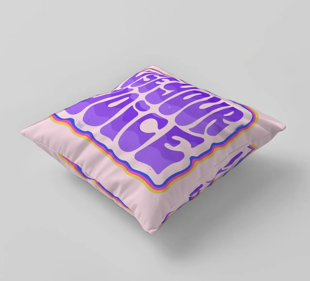 Say It Loud – Dein Statement in Farbe decorative cushion by QuooodZ by MooodzArt