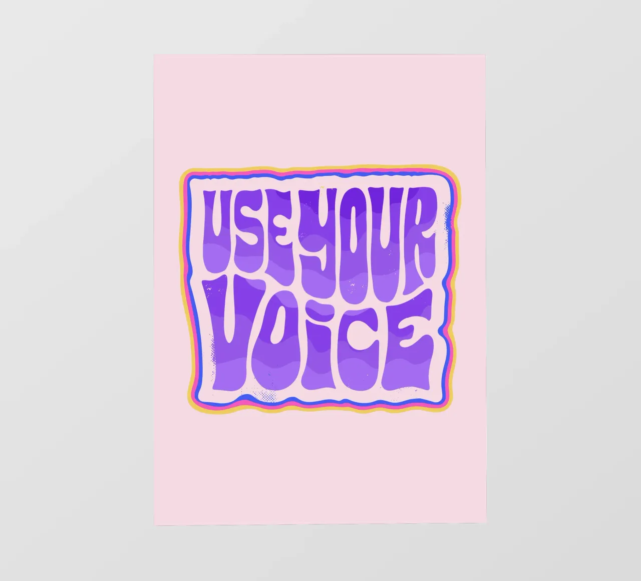 Say It Loud - Su declaración en color lámina retroiluminada de QuooodZ by MooodzArt