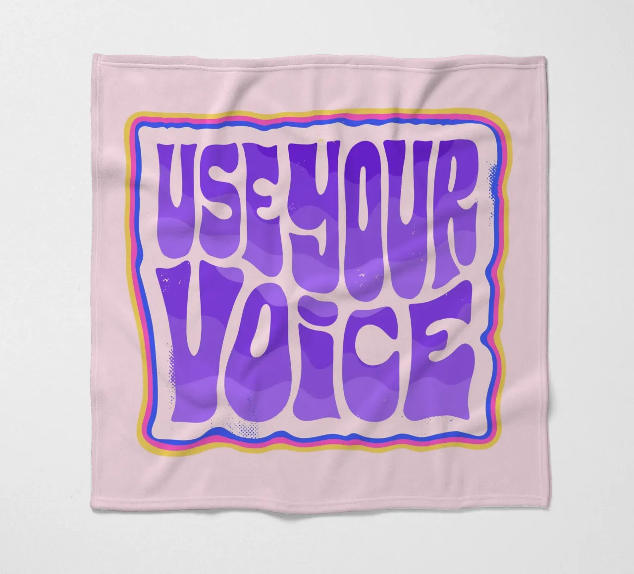 Say It Loud - Dein Statement in Farbe Fleecedecke von QuooodZ by MooodzArt