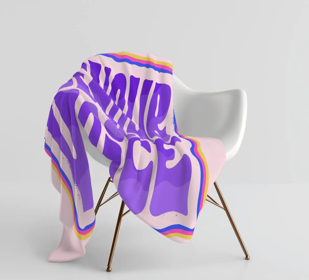 Say It Loud - Dein Statement in Farbe Fleecedecke von QuooodZ by MooodzArt