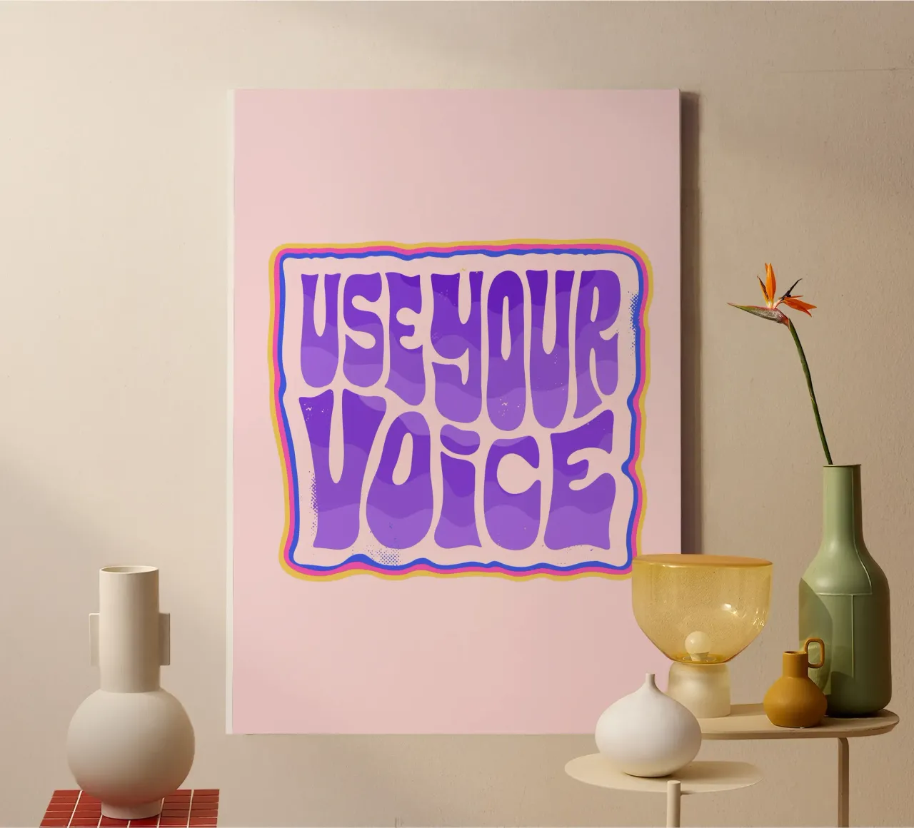 Say It Loud – Dein Statement in Farbe canvas by QuooodZ by MooodzArt