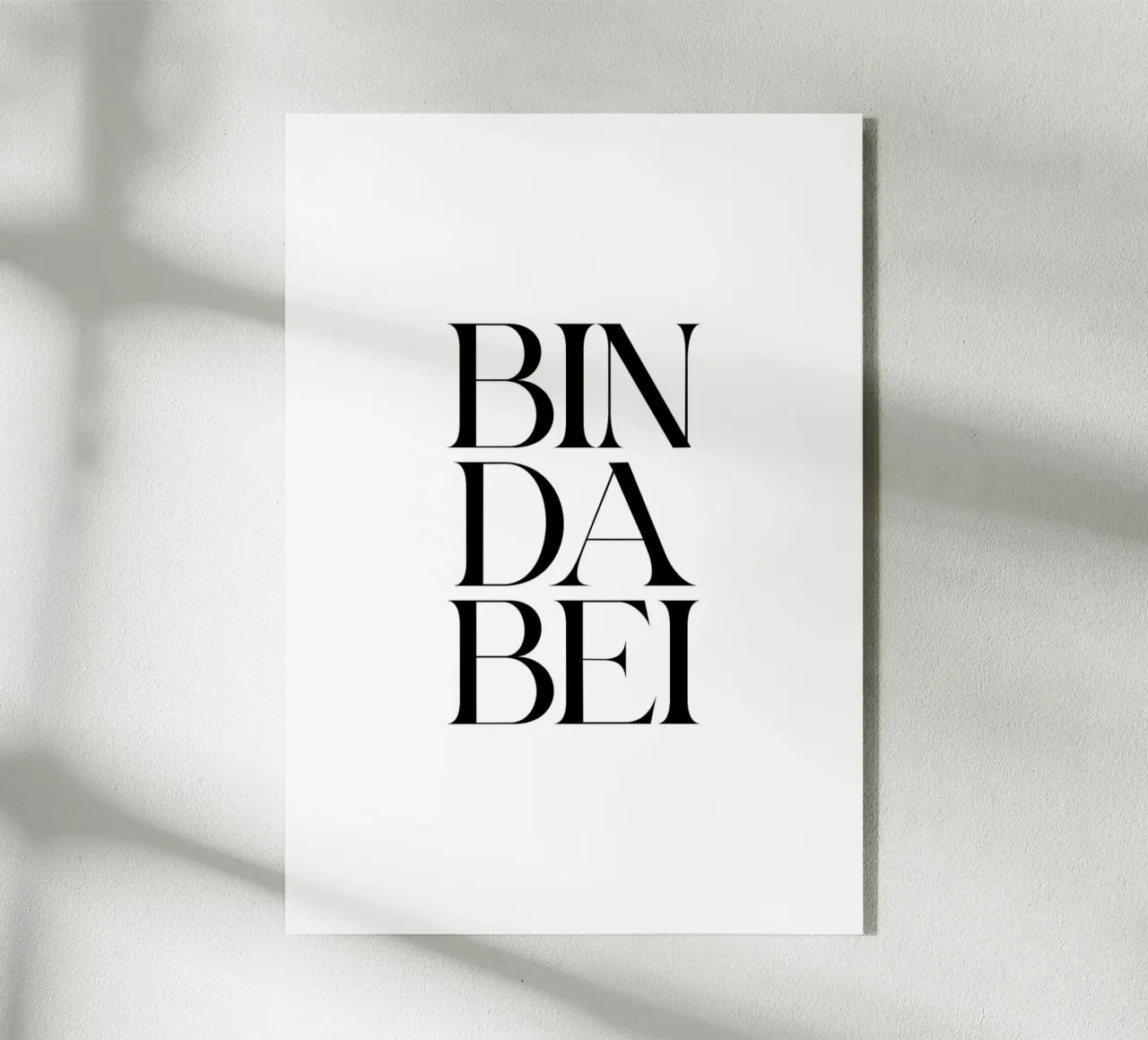 Bin dabei plexiglass da BAINAI QUOTES