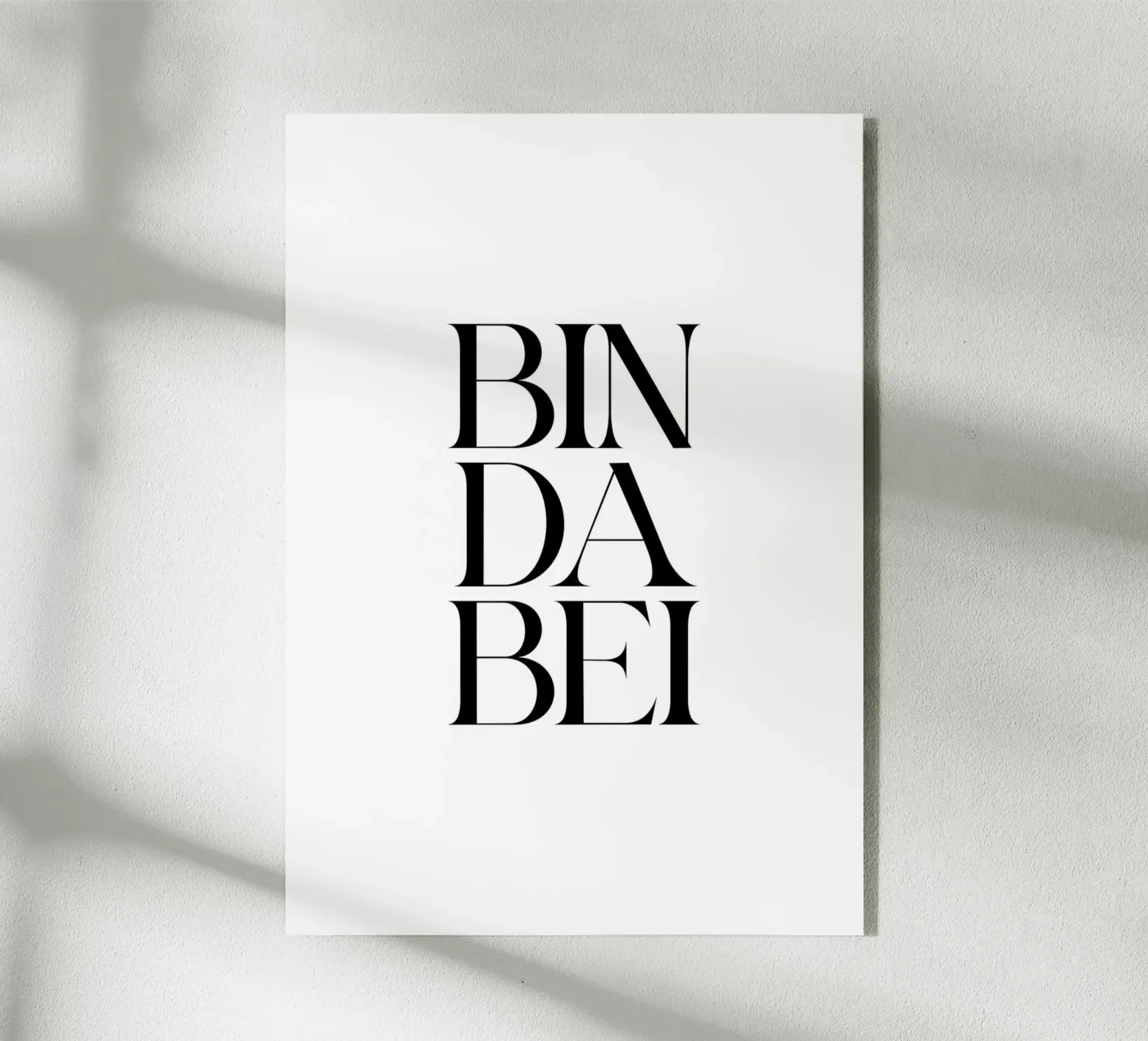 Bin dabei acryl van BAINAI QUOTES