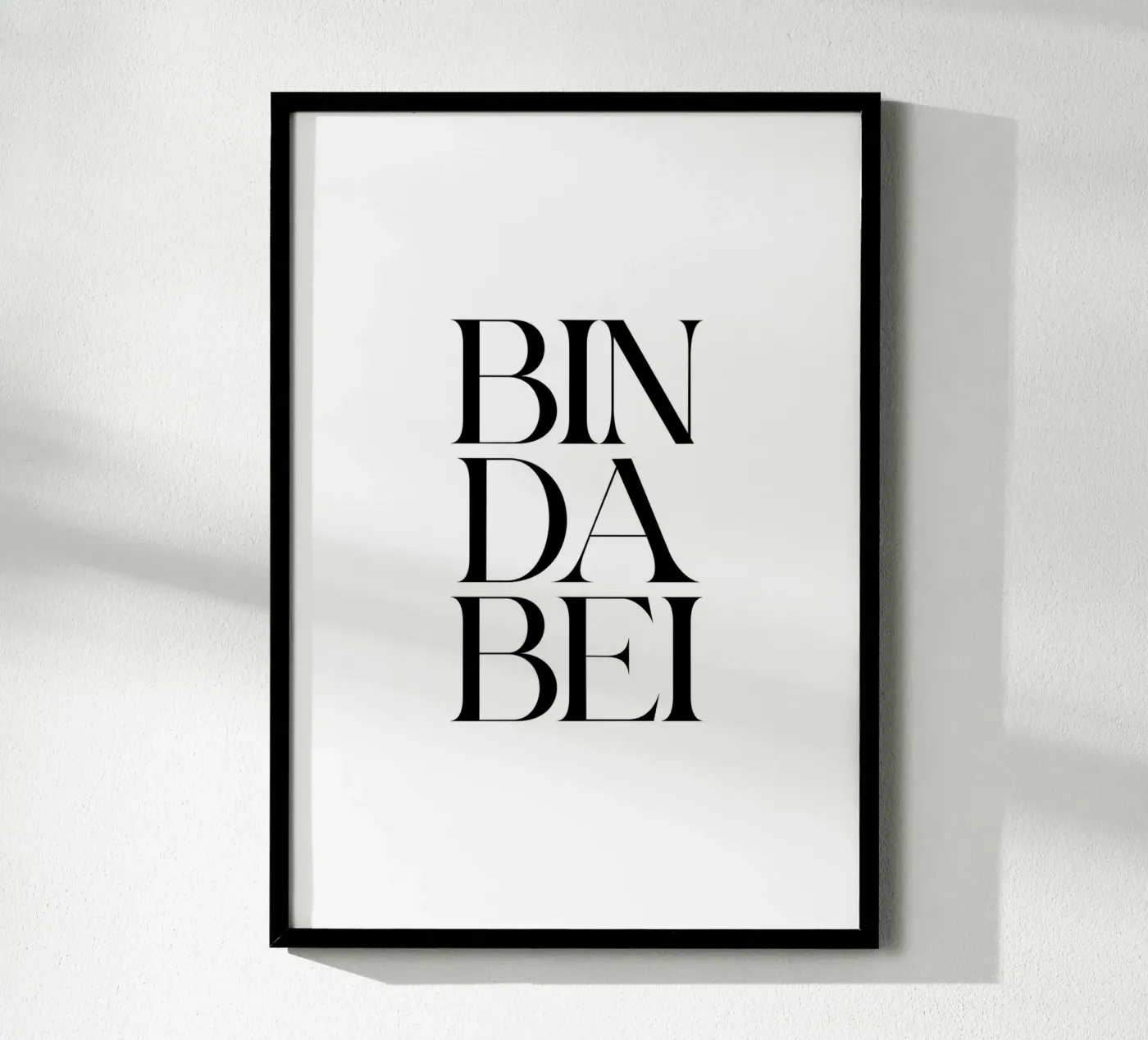 Bin dabei poster van BAINAI QUOTES