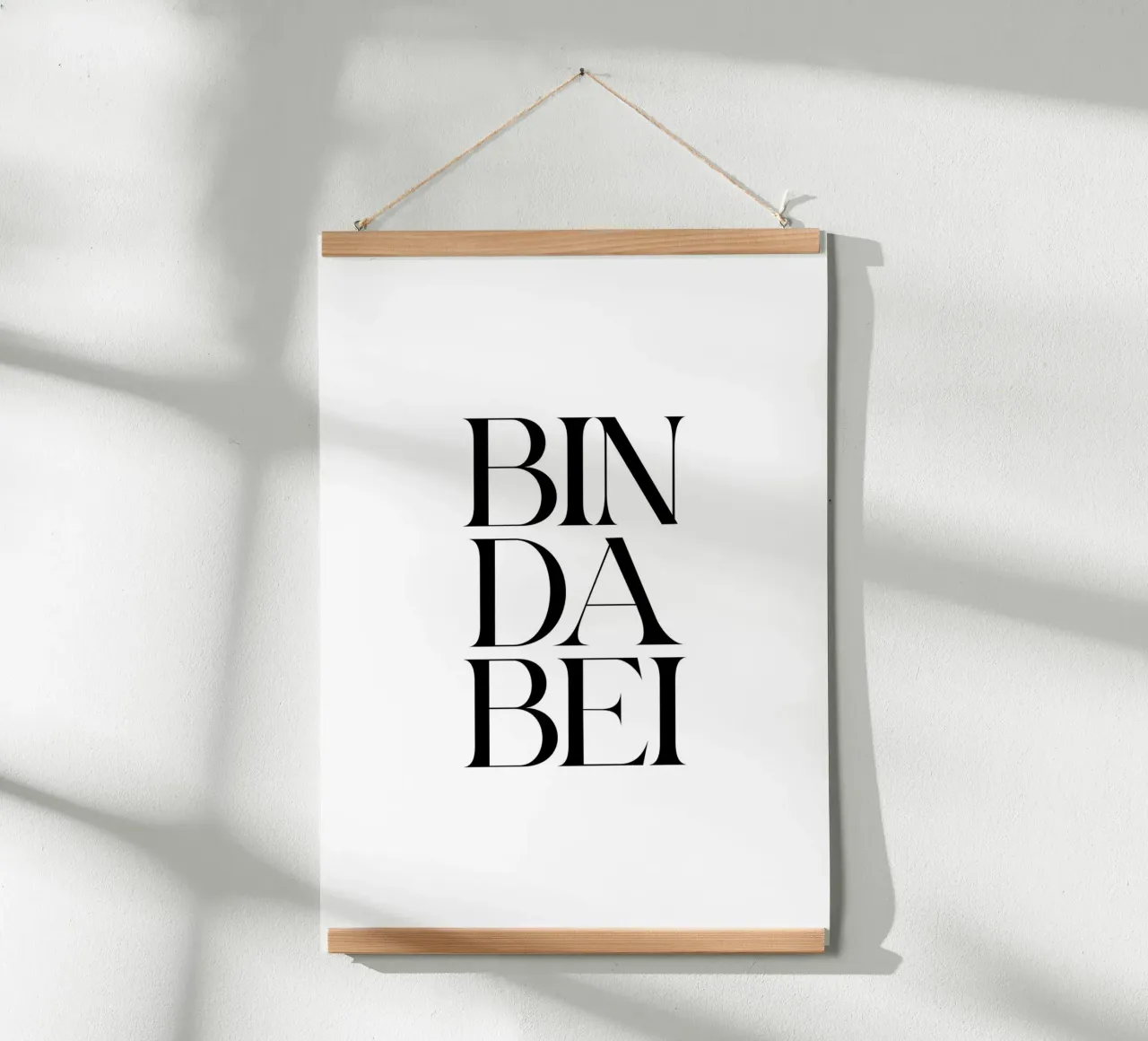 Bin dabei hahnemühle by BAINAI QUOTES