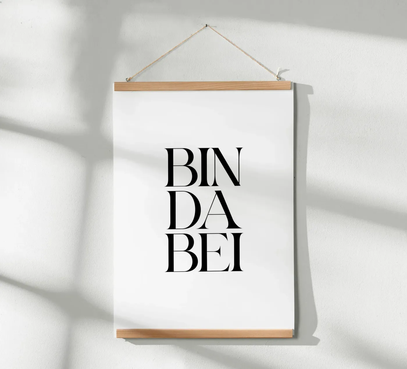 Bin dabei poster van BAINAI QUOTES