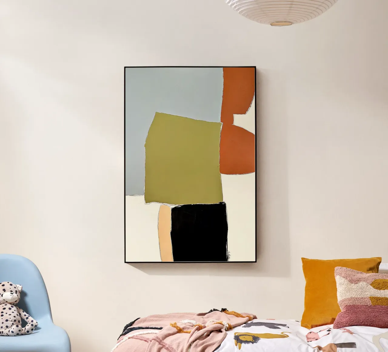 abstract happy color fields no1 plexiglas de Andrea Reichhart Art