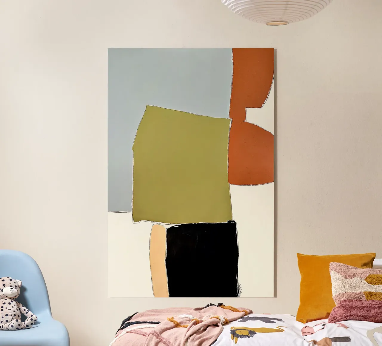 abstract happy color fields no1 plexiglas de Andrea Reichhart Art