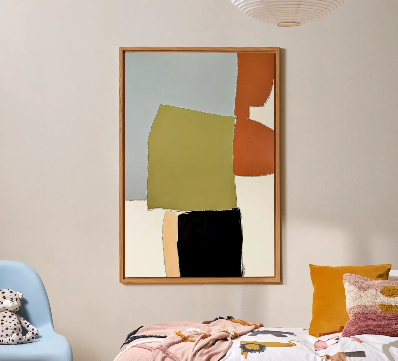 abstract happy color fields no1 pannello forex da Andrea Reichhart Art