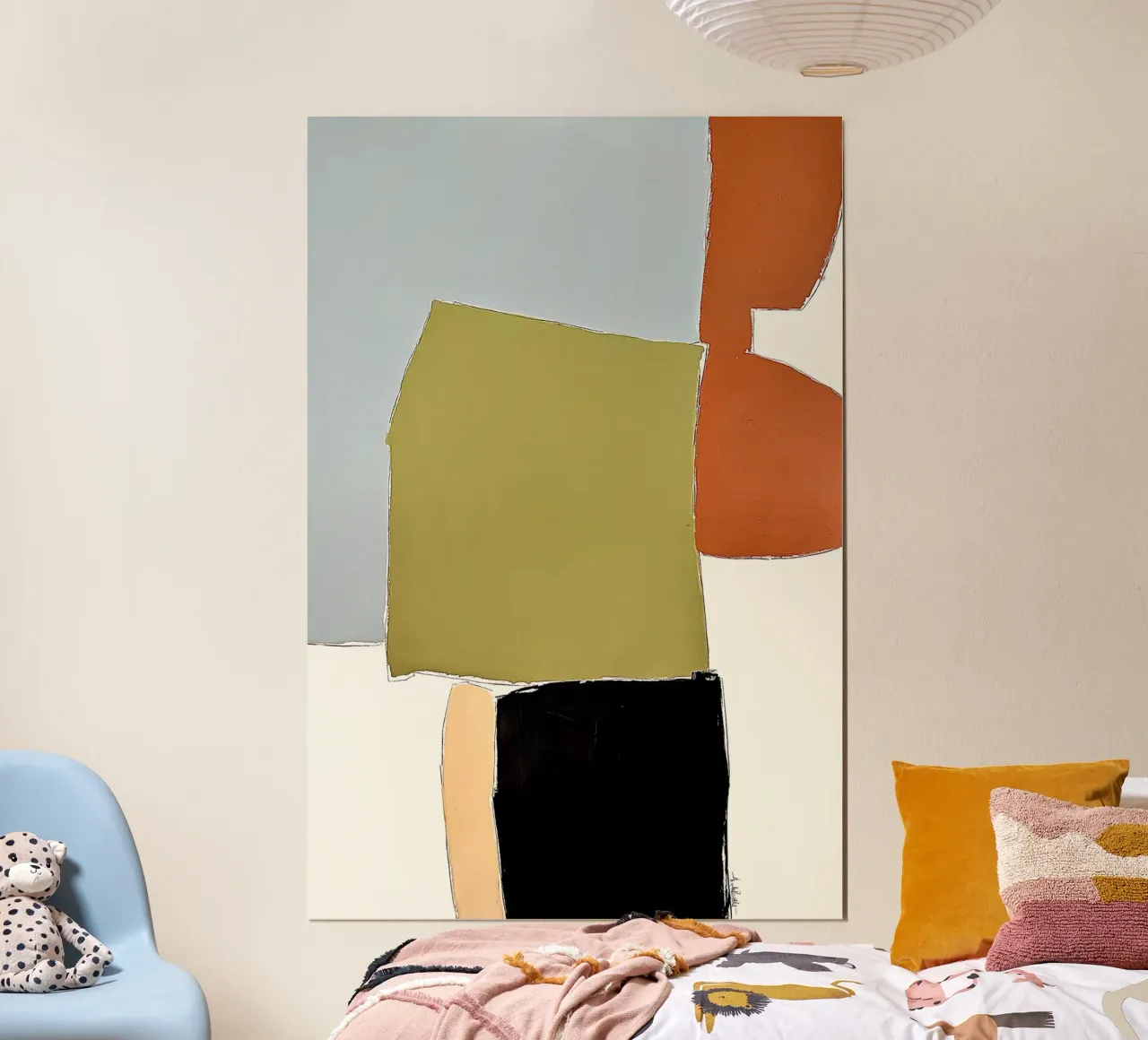 abstract happy color fields no1 poster da Andrea Reichhart Art