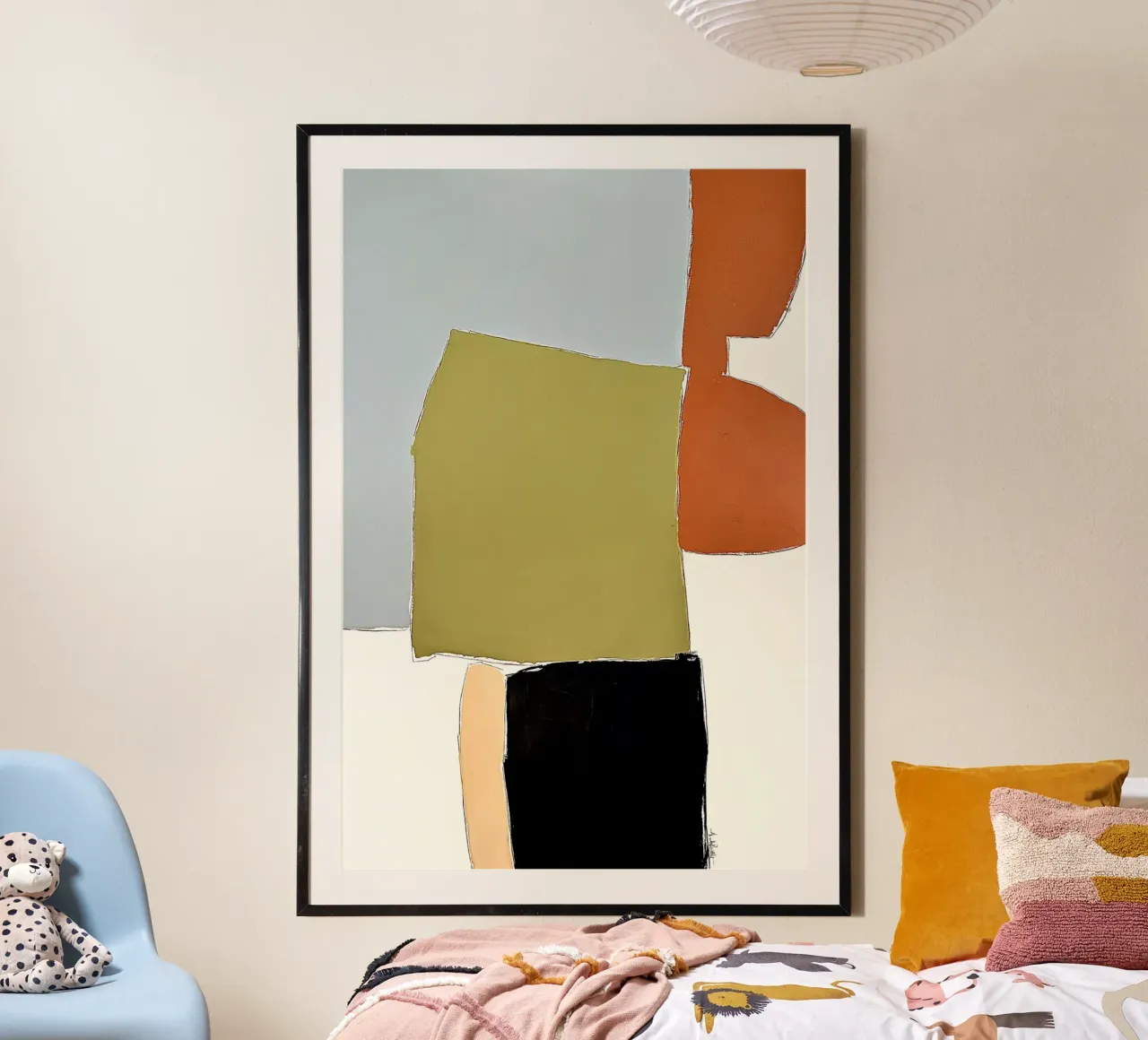 abstract happy color fields no1 poster da Andrea Reichhart Art