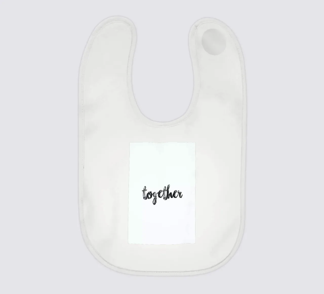 Together bavaglino da typed