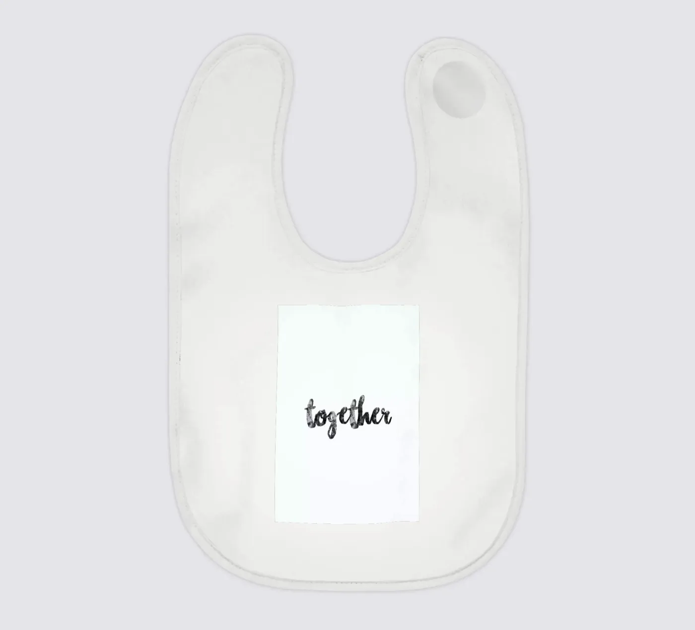 Together bavaglino da typed