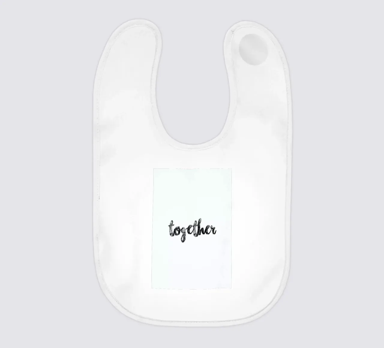 Together bavaglino da typed