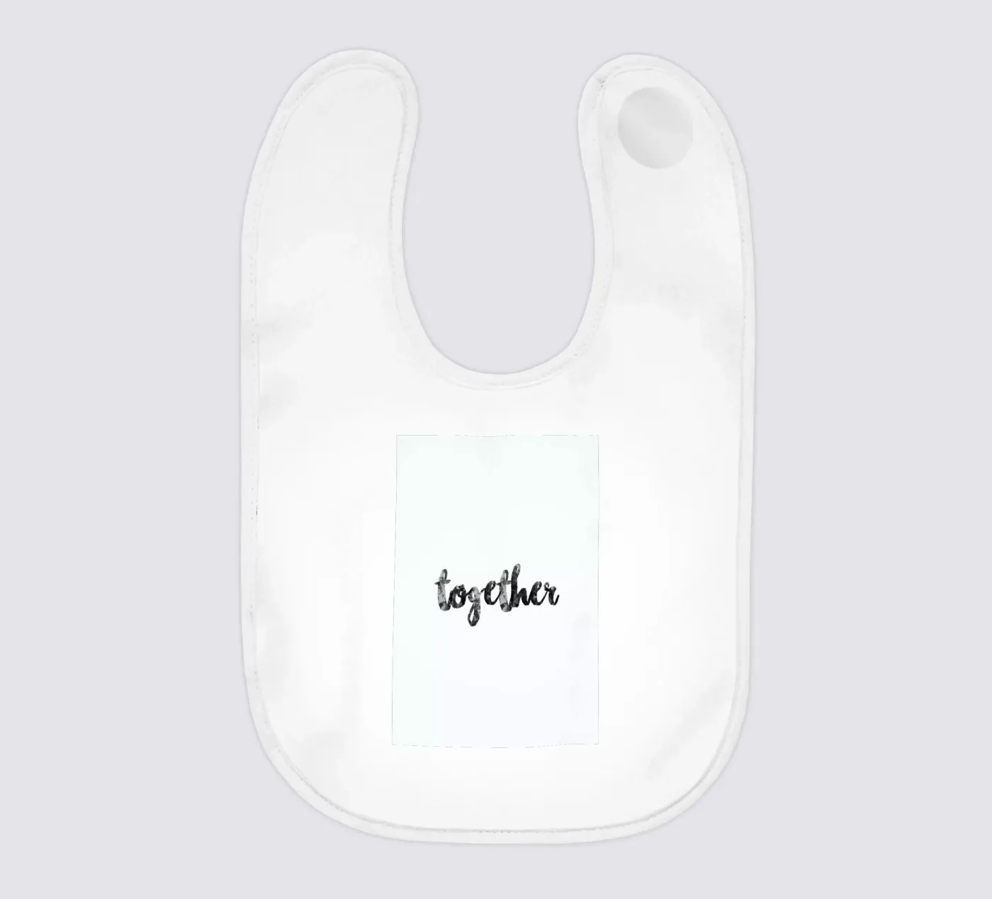 Together bavaglino da typed