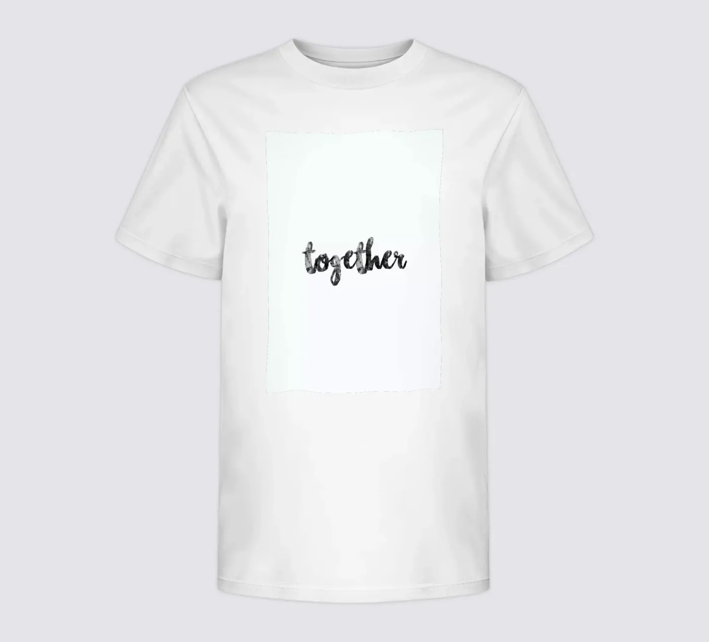 Together t-shirt bambini da typed