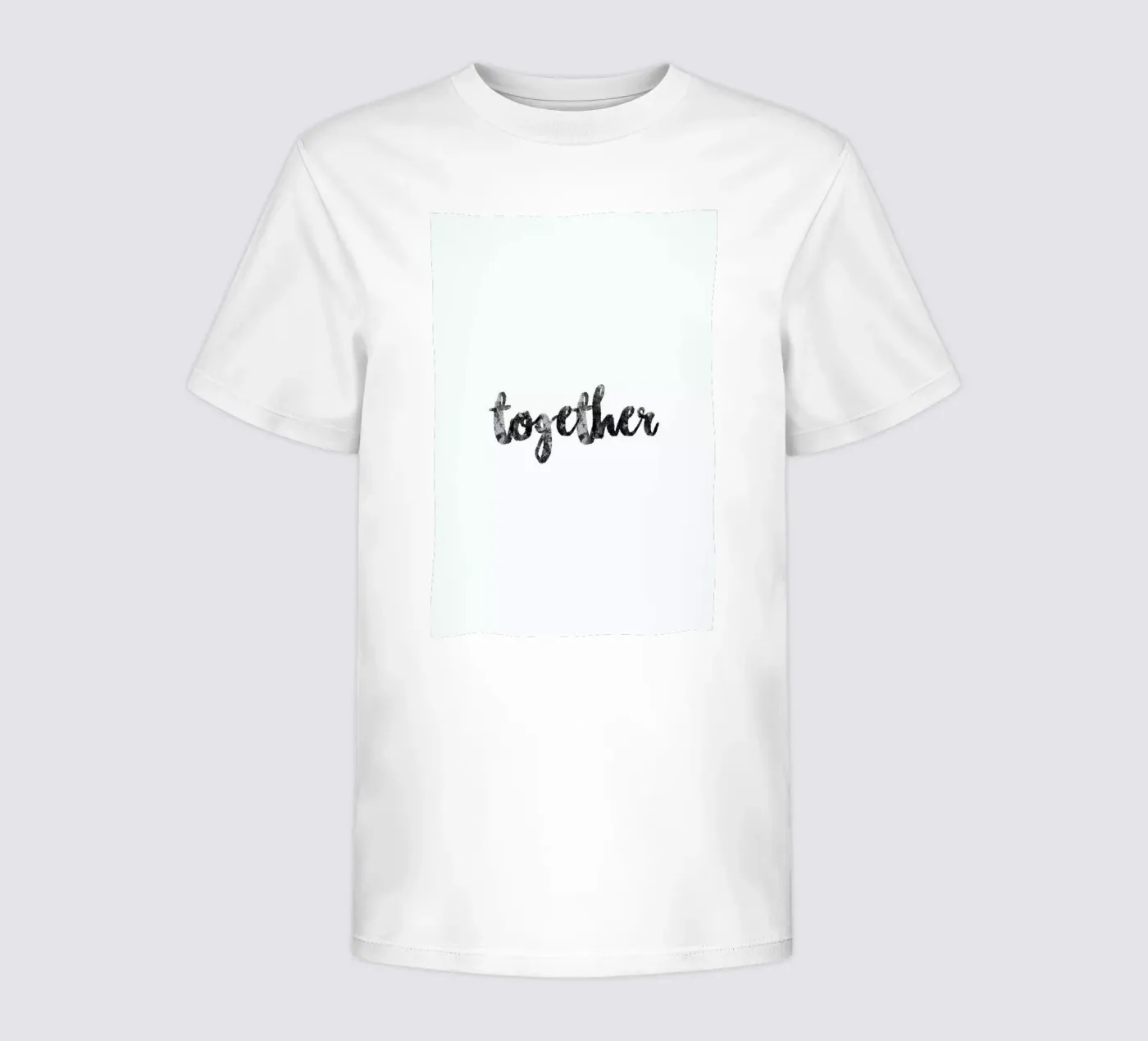 Together t-shirt bambini da typed